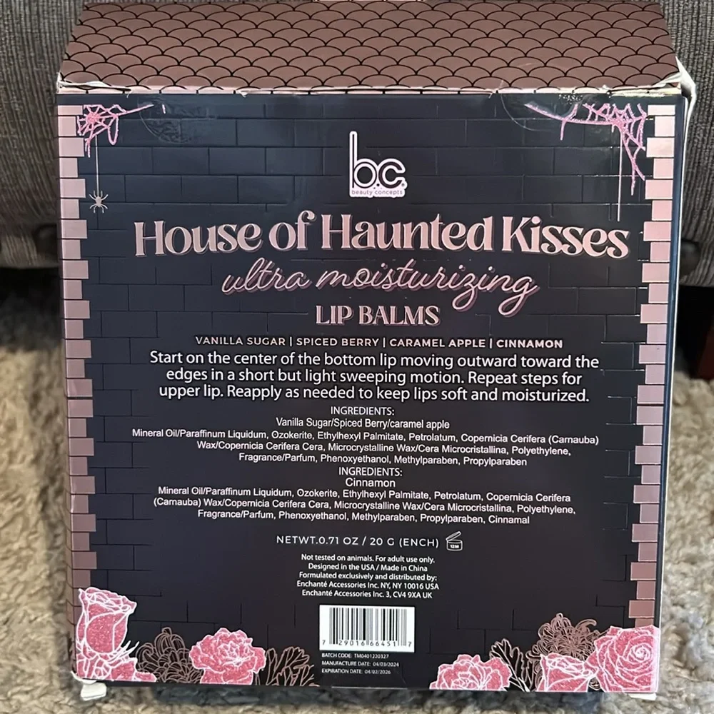 Lip Balms House of Haunted Kisses NEW